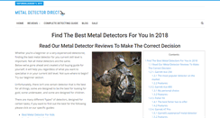 Desktop Screenshot of metaldetectordirect.com